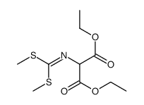 diethyl 2-[bis(methylsulfanyl)methylideneamino]propanedioate Structure