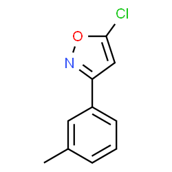 5-CHLORO-3-(3-METHYLPHENYL)ISOXAZOLE结构式