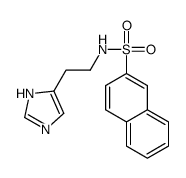 N-[2-(1H-imidazol-5-yl)ethyl]naphthalene-2-sulfonamide Structure