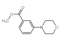 3-吗啉苯甲酸甲酯结构式