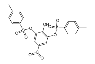 4-Nitro-2,6-bis-p-tosyloxy-phenol Structure