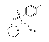 3,4-dihydro-6-[1'-(p-toluenesulfonyl)-3'-buten-1'-yl]-2H-pyran结构式