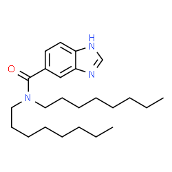 N,N-Dioctylbenzimidazole-5-carboxamide Structure