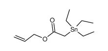 allyl 2-(triethylstannyl)acetate Structure