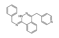 N-benzyl-4-(pyridin-4-ylmethyl)phthalazin-1-amine Structure