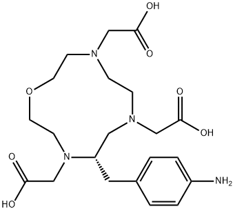 p-NH2-Bn-oxo-DO3A结构式