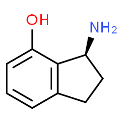 1H-Inden-4-ol, 3-amino-2,3-dihydro-, (3S)- (9CI)结构式