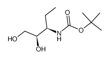 D-erythro-Pentitol, 3,4,5-trideoxy-3-[[(1,1-dimethylethoxy)carbonyl]amino]- Structure