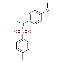 N,4-Dimethyl-N-(4-methoxyphenyl)benzenesulfonamide结构式
