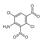 3,6-dichloro-2,4-dinitroaniline结构式