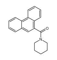 N-(phenanthrene-9-carbonyl)piperidine Structure