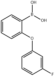 2-(3-Fluorophenoxy)phenylboronic acid Structure