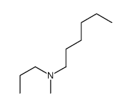 N-Methyl-N-propyl-1-hexanamine Structure