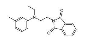N-[2-(N-ethyl-m-toluidino)ethyl]phthalimide结构式