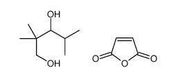 furan-2,5-dione,2,2,4-trimethylpentane-1,3-diol结构式