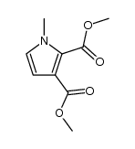 Dimethyl 1-methyl-1H-pyrrole-2,3-dicarboxylate结构式