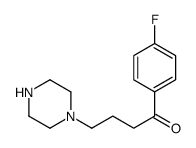 1-(4-FLUORO-PHENYL)-4-PIPERAZIN-1-YL-BUTAN-1-ONE结构式