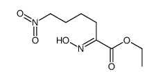ethyl 2-hydroxyimino-6-nitrohexanoate Structure