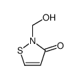 2-(hydroxymethyl)-1,2-thiazol-3-one结构式