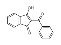 1H-Inden-1-one,2-benzoyl-3-hydroxy- structure