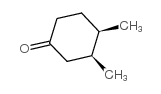 cis-3,4-dimethylcyclohexanone Structure