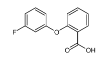 2-(3-fluorophenoxy)benzoic acid structure