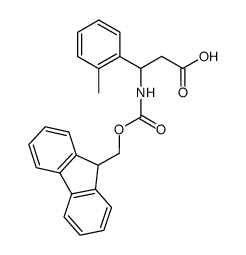 Fmoc-3-amino-3-(2-methylphenyl)-propionicacid Structure