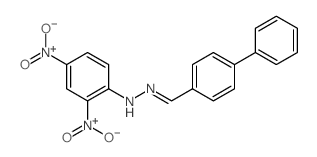 [1,1'-Biphenyl]-4-carboxaldehyde,2-(2,4-dinitrophenyl)hydrazone结构式