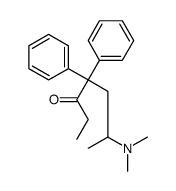 6-(Dimethylamino)-4,4-diphenyl-3-heptanone Structure