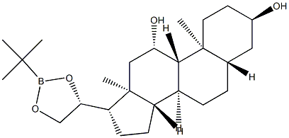 (20R)-20,21-[(tert-Butylboranediyl)bis(oxy)]-5α-pregnane-3α,11β-diol picture