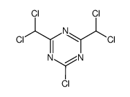 chloro-bis-dichloromethyl-[1,3,5]triazine结构式
