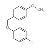 Benzene,1-chloro-4-[(4-methoxyphenyl)methoxy]-结构式