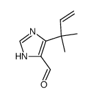 1H-Imidazole-5-carboxaldehyde,4-(1,1-dimethyl-2-propen-1-yl)- Structure
