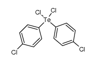 dichloro-bis-(4-chloro-phenyl)-λ4-tellane Structure