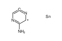 5-trimethylstannylpyrazin-2-amine Structure