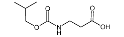 -bta--Alanine,N-[(2-methylpropoxy)carbonyl]- Structure