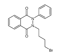 2-(4-bromobutyl)-3-phenylphthalazine-1,4-dione结构式