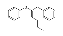 phenyl(1-phenylhex-2-en-2-yl)sulfane Structure