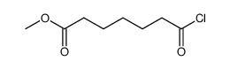 methoxycarbonylhexanoyl chloride Structure