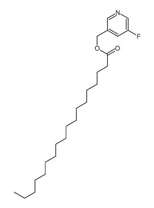 (5-fluoropyridin-3-yl)methyl octadecanoate结构式