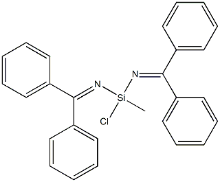 α-Chloro-N,N'-bis(diphenylmethylene)-α-methylsilanediamine结构式