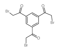 1-[3,5-bis(2-bromoacetyl)phenyl]-2-bromoethanone Structure