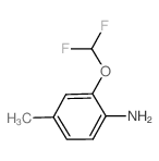 2-(Difluoromethoxy)-4-methylaniline结构式