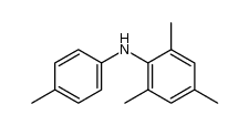 N-(4-methylphenyl)-N-(2,4,6-trimethylphenyl)amine结构式