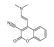 4-[2-(dimethylamino)ethenyl]-2-oxochromene-3-carbonitrile Structure