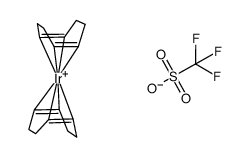 bis(1,5-cyclooctadiene)iridium(I) triflate结构式