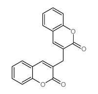 3-[(2-oxochromen-3-yl)methyl]chromen-2-one结构式