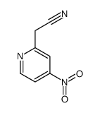 2-(4-nitropyridin-2-yl)acetonitrile结构式