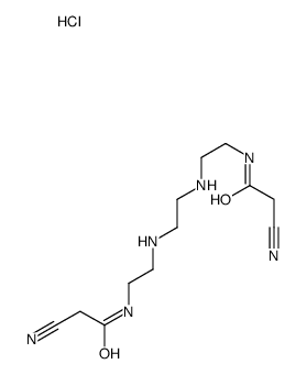 N,N'-[ethylenebis(iminoethylene)]bis(2-cyanoacetamide) hydrochloride picture