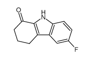 6-fluoro-2,3,4,9-tetrahydro-1H-carbazol-1-one结构式